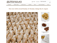 Tablet Screenshot of mansoura.com
